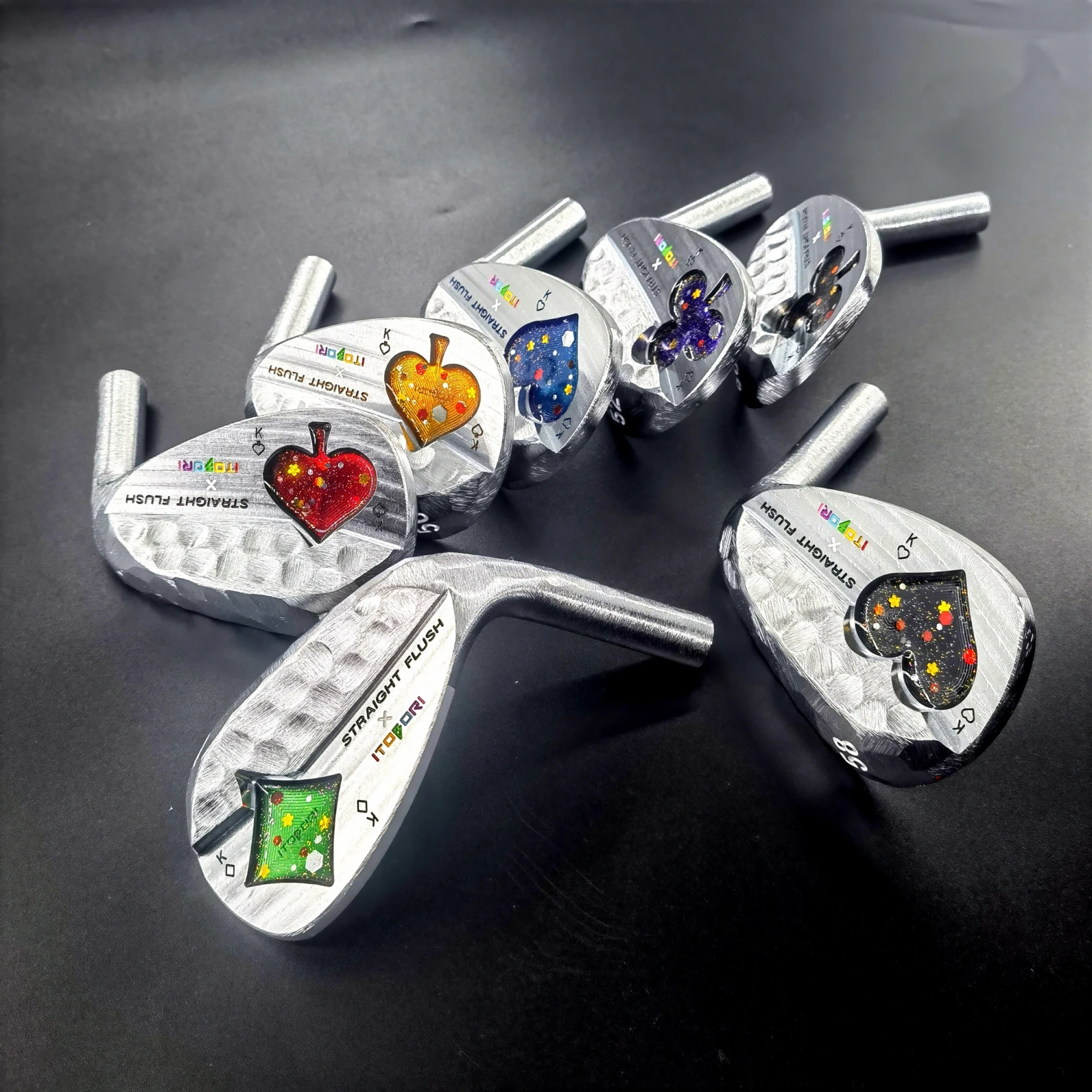 샤프트와 그립이 포함된 포커 골프 웨지, S20C, 연철 단조, 컬러 슬리버, 48..