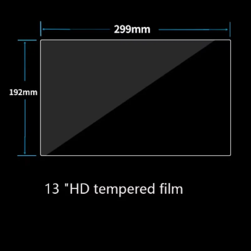 Auto Gehärtetes Glas 13,1 Zoll Voll Für Radio DVD GPS LCD Touch Screen Film Aufkleber Schutzhülle HD Groß-bildschirm auto Zubehör