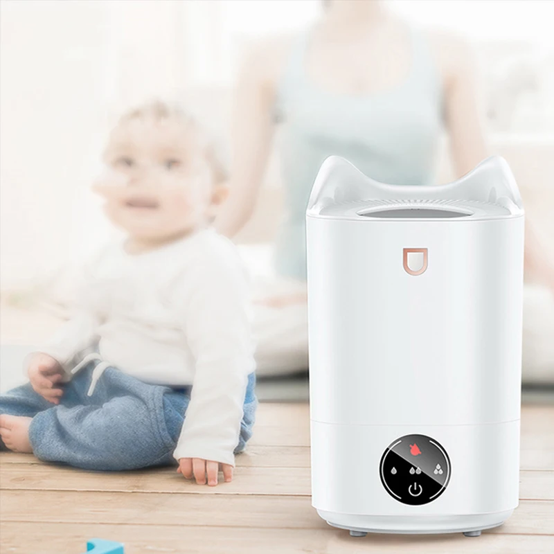 4100ML Air Humidifier for Baby Room Touch Screen Smart Fragrance