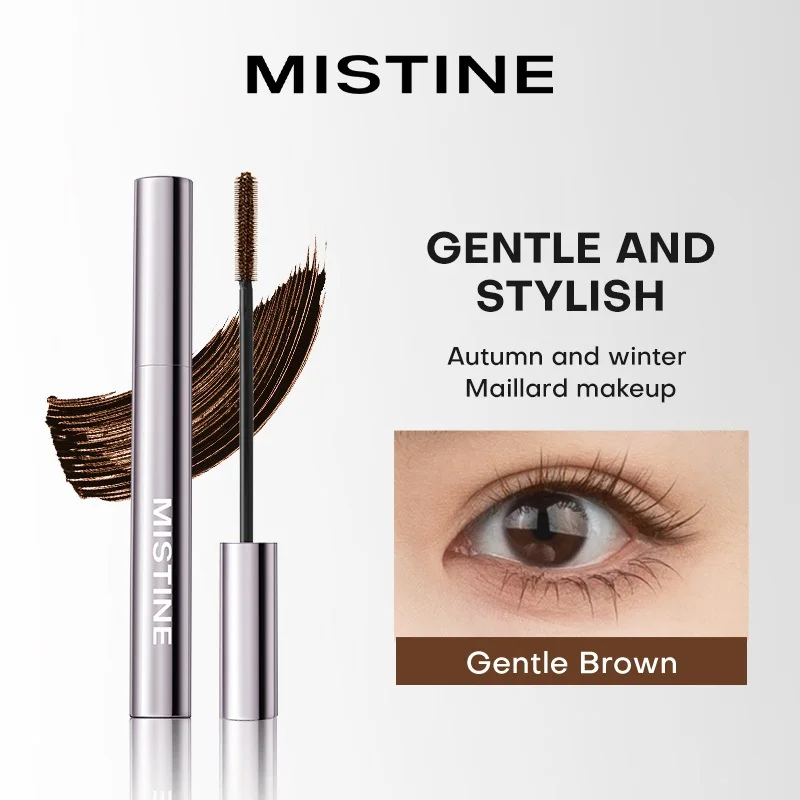 Mistine Waterproof Mascara 24-Hour Curling Lifting Lengthening Mascara No Clump Smudge-Proof Black Mascara 5g 1 Count_voghion.com