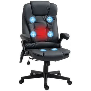Heated Massage Reclining Office Chair with Remote 1