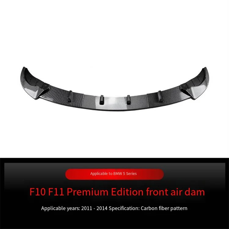 2011-2014 5 시리즈 F10 F11 럭셔리 에디션 프론트 립 프론트 범퍼 코너 커버 개조 부품에 적합