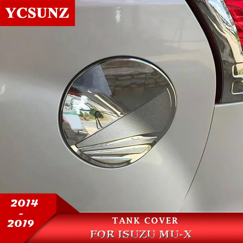 

Хромированная крышка газового бака для Isuzu mu-x 2014 2015 2016 2017 2018 2019 2020 автомобильный Стайлинг внешняя крышка топливного бака автомобильные аксе...