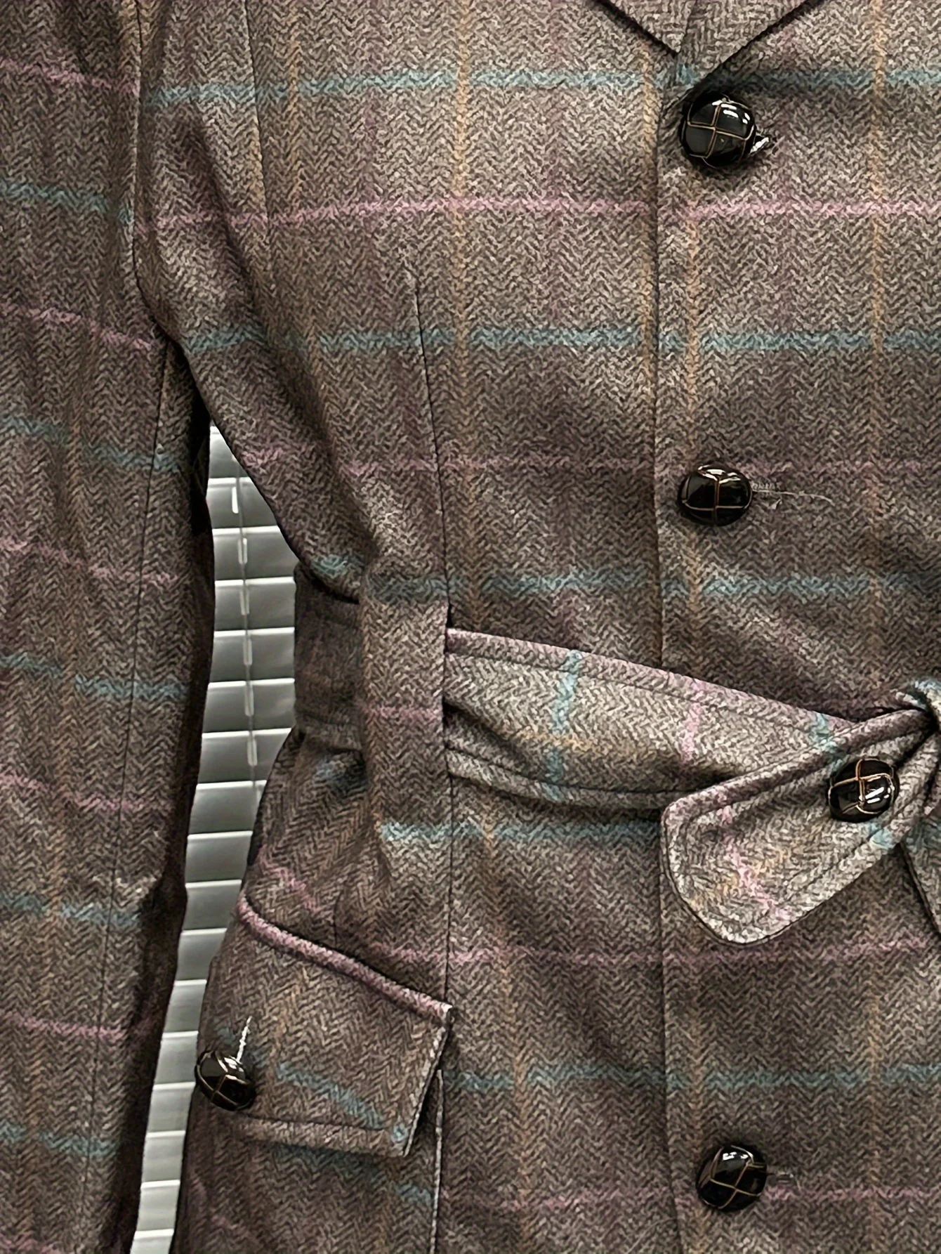 New Men Blazers Retro Plaid Elegant Blazer Men's Formal Single Breasted Flap Pocket Lapel Suit Jacket for Spring Fall Business