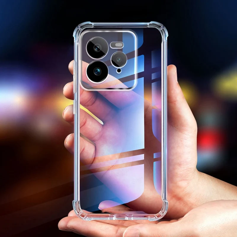 Clear Soft TPU Shockproof Case with Airbag Buffer Full Protection