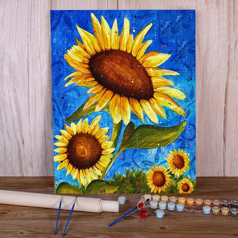 Sunflower Painting Acrylic