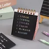 50 Sheets Black Sticky Notes Tearable Message Note Paper N Times Sticker Easy Post Notes Black for Office School Stationery 3