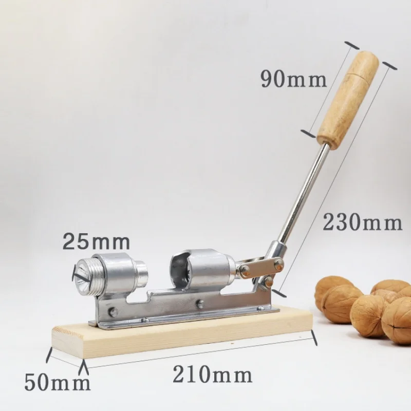 1 יחידה מסוגננת לשולחן מפלדת אל-חלד פותחן אגוזים מכני כבד פותחן אגוזים מתכתי כלי מטבח