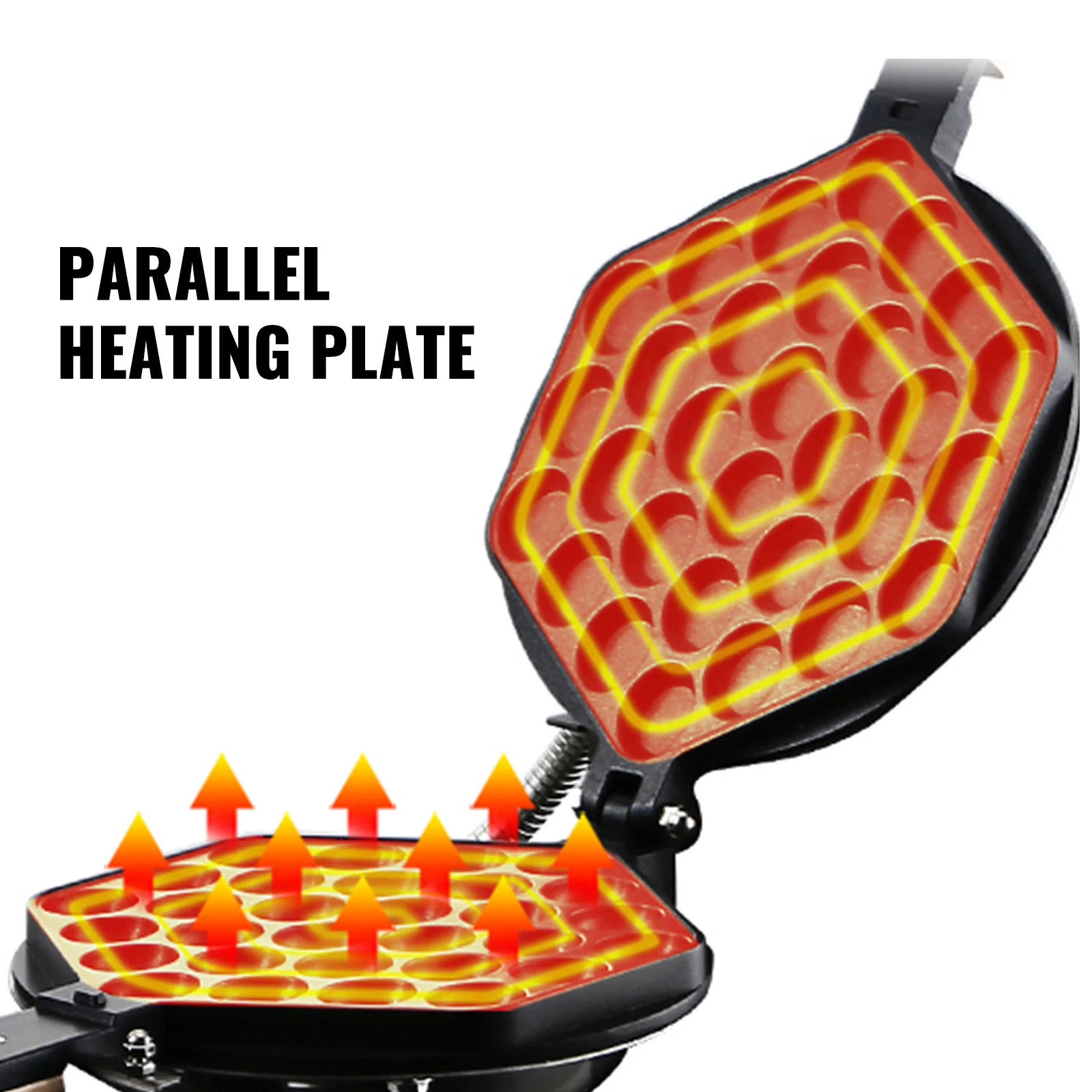 Description Picture 5 of itemEgg Bubble Electric Waffle Maker Nonstick Waffle Making Machine Home Appliance Gaufriers Baking Snack Gaufres Waffle Irons