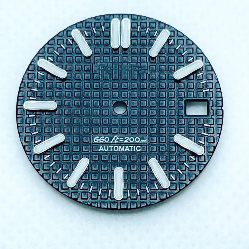 NH35 Dial 28.5mm Modified Farmer Oak Green Luminous Surface Mechanical Watch NH36 Watch Accessories