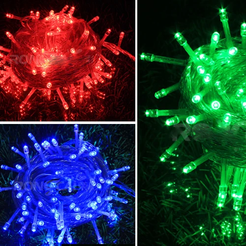 Christmas LED String Light 10M 100Leds Fairy Lights 8 Modes US Plug Waterproof For Garden Tree Wedding Party Holiday Decor