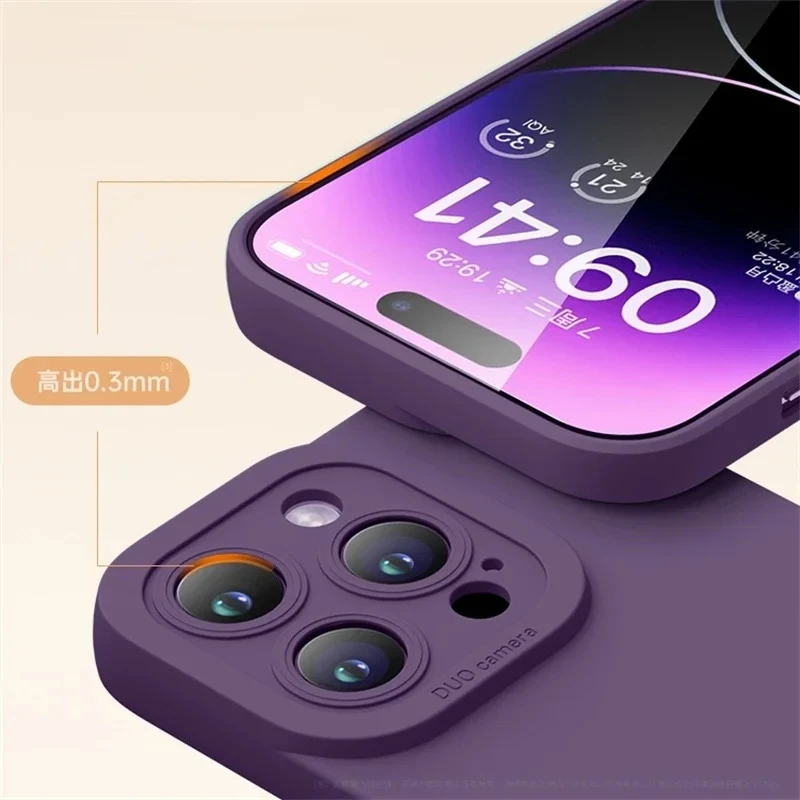 Luxurious Solid Color Angel Eye Ultra-Thin Phone Case