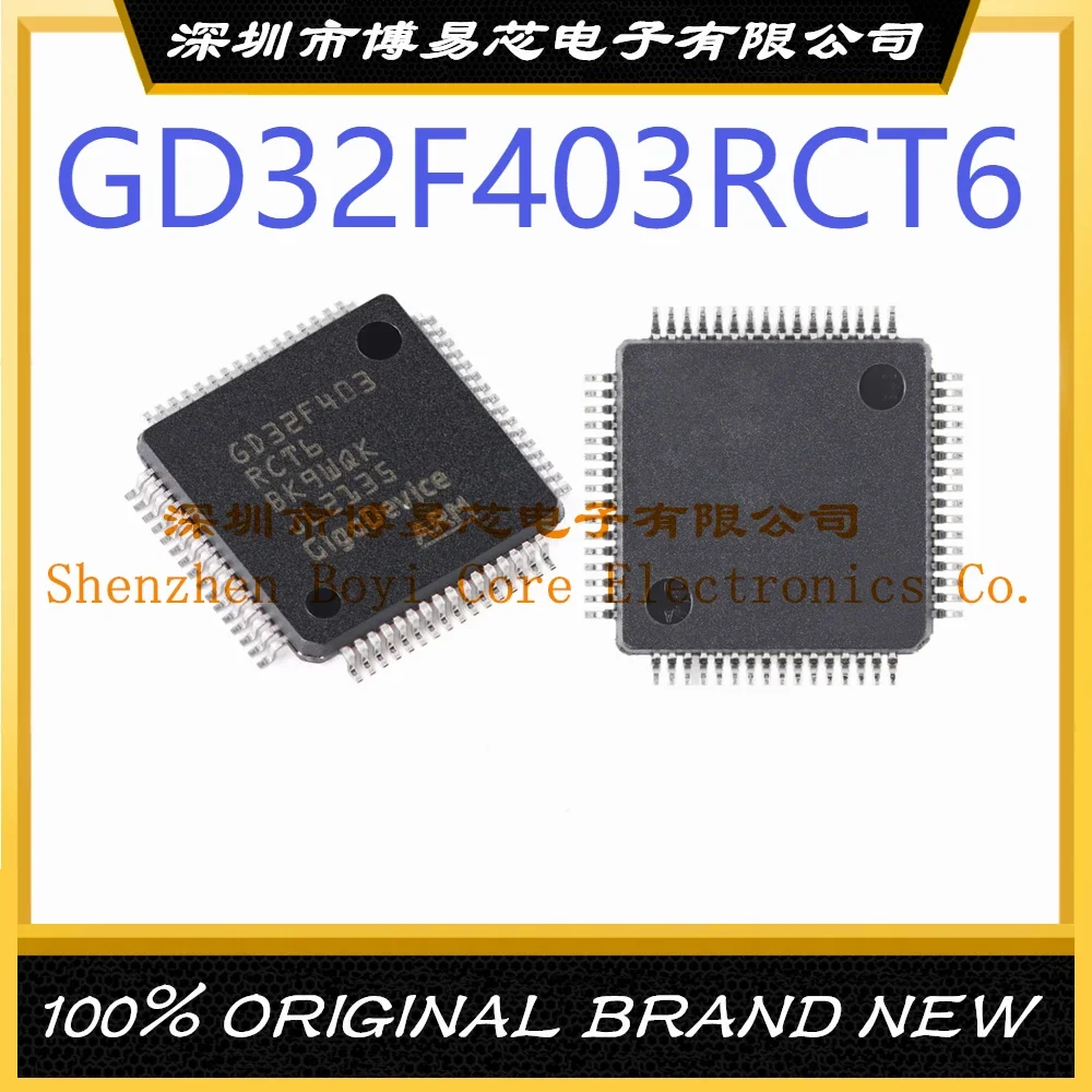 GD32F403RCT6 package LQFP-64 new original genuine microcontroller IC chip microcontroller (MCU/MPU/SOC) stm32l433 stm32l475 stm32l433cct6 stm32l433rct6 stm32l443rct6 stm32l475rgt6 stm32l stm32 stm ic mcu chip lqfp 64