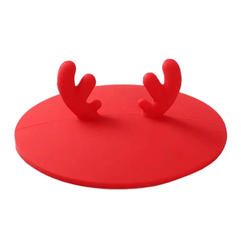 

Cute Silicone Cup Lids Set Of 4 Dust-Proof Cute Animals Airtight Mug Covers Dust-Proof Airtight Seal Silicone Drink Cup Lids Hot