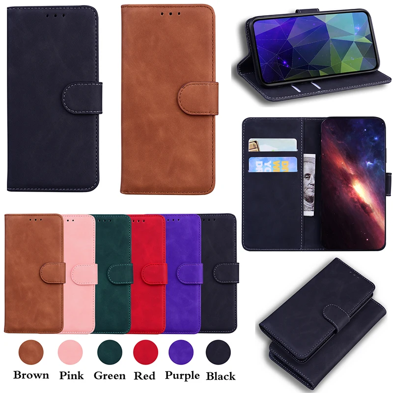 

Magnetic Leather Phone Case for ZTE Blade A72 a52 V40 Vita a7S 2020 Flip Cover Wallet Case