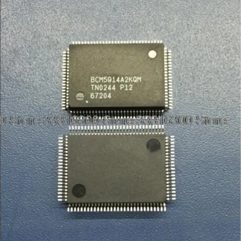 

3PCS New BCM5914A2KQM QFP100 Microcontroller chip IC
