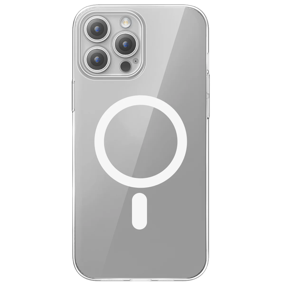 thumbnail image 1 of Funda magnética Baseus para iPhone 16 15 14 Pro Max con carga inalámbrica MagSafe Funda para PC para iPhone 13 12 11 Pro Max Funda Case, 1 of 5