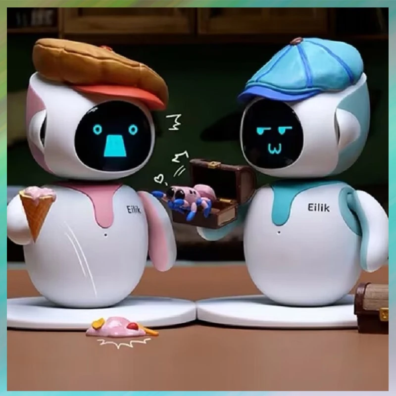 Eilik Smart Robot Interattivo Emo Accompagna La Voce Spagnola Elettronica Intelligente Ai Robot Mini Desktop Emo Smart Robot Kid Toy