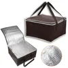 Food Pizza Delivery Insulated Bag Waterproof Camping Warmer Cold Thermal Bag Non-woven Fabric Storage Bag 2