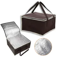 Food Pizza Delivery Insulated Bag Waterproof Camping Warmer Cold Thermal Bag Non-woven Fabric Storage Bag 2