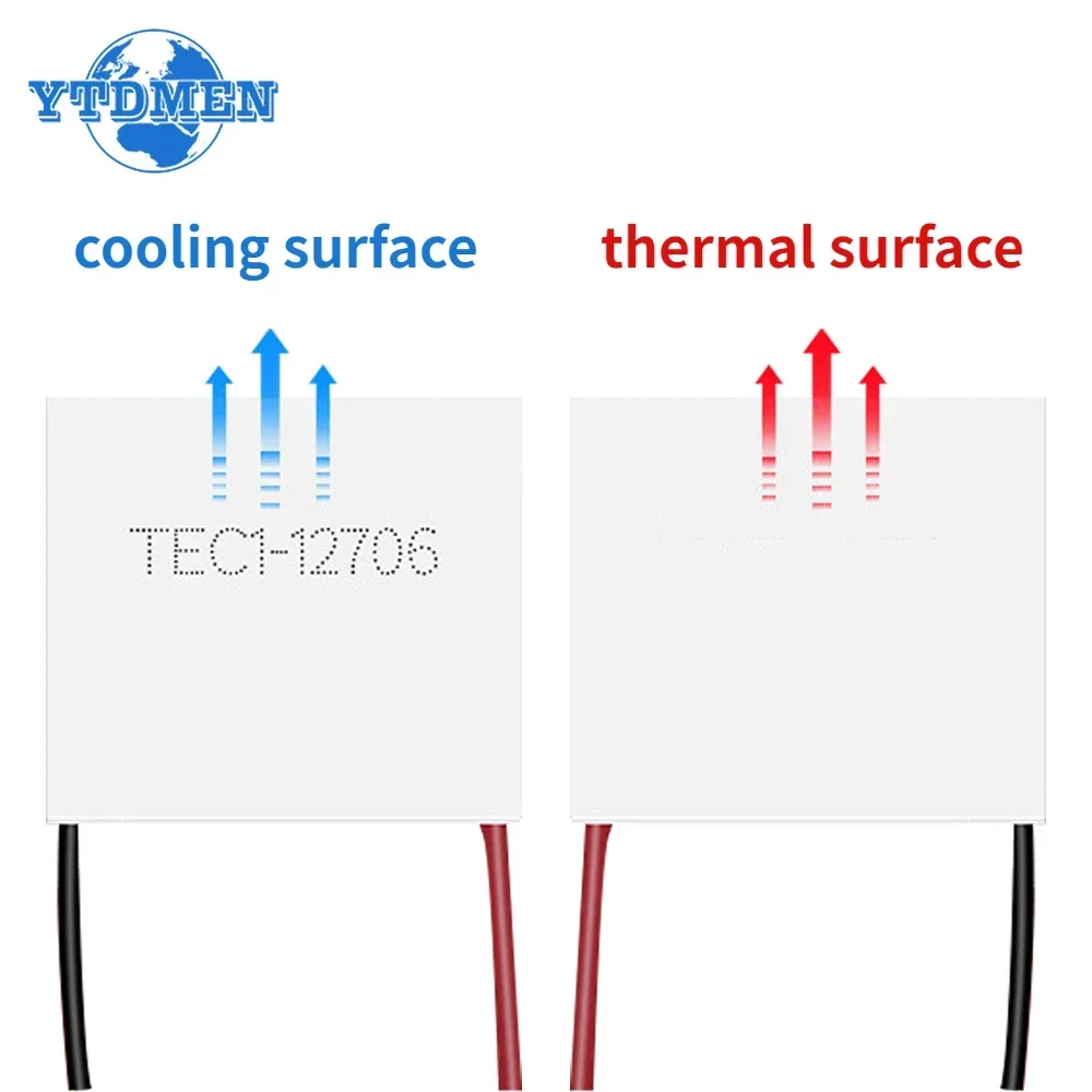 TEC1-12706 12705 12706 Thermoelectric Cooler Peltier 1PCS 40*40mm 12V Cooling Peltier Elemente Module