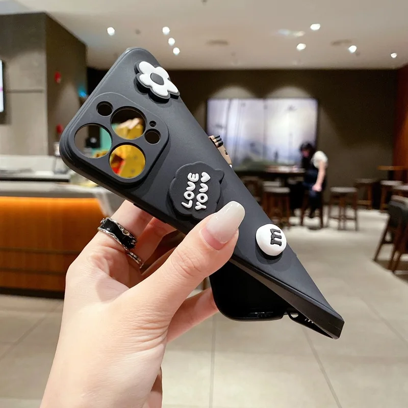 Roztomilý 3d silikonový kryt na mobil s motivem pro iphone_voghion.com