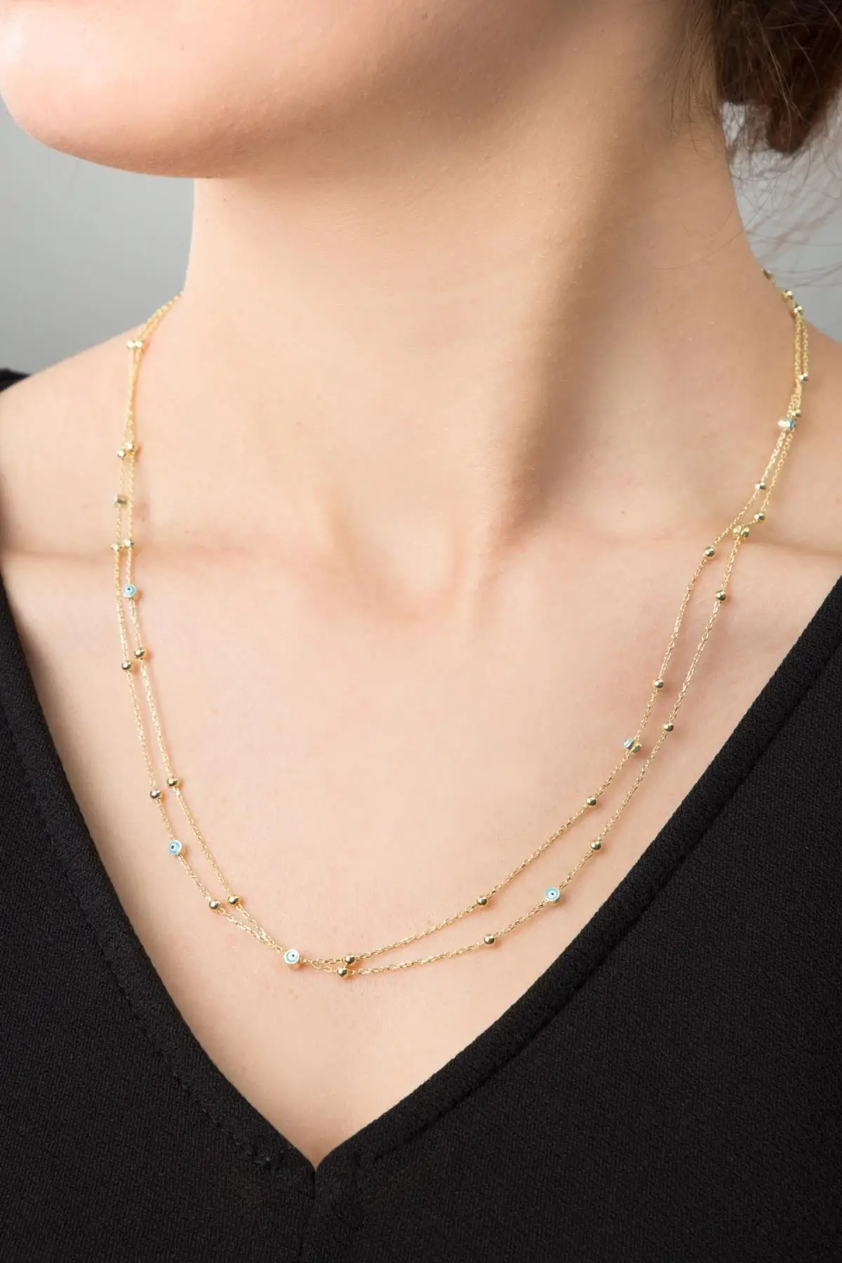 

Women's Eye Model 925 Sterling Silver Necklace