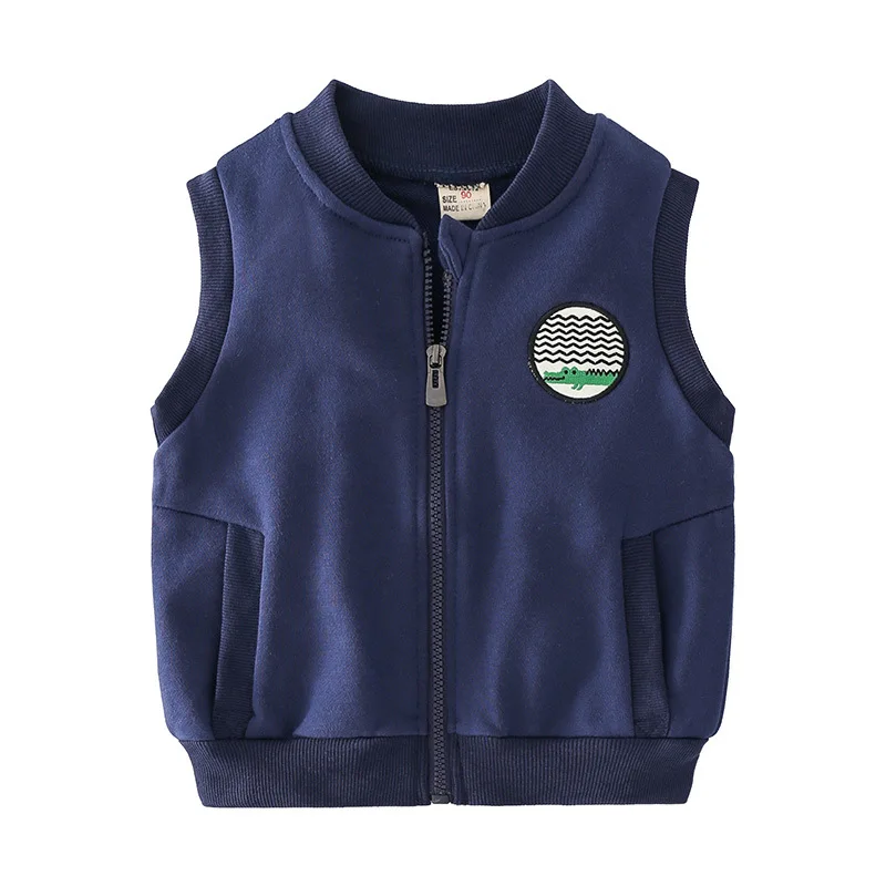 Boys Waistcoat Toddler Kids Zipper Cotton Vests Children's Clothes Jacket Coat children vest