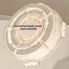 Rotating Snack Organizer Portable Snack Box Organizer Divided Serving Tray with Lid Clear Snackle Box Container for Fruits Candy 6
