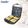Electric sandwich Maker Triangle Plate Panini Cooking Kitchen Appliances Breakfast Waffles Machine Non-stick Iron Pan Sonifer 1
