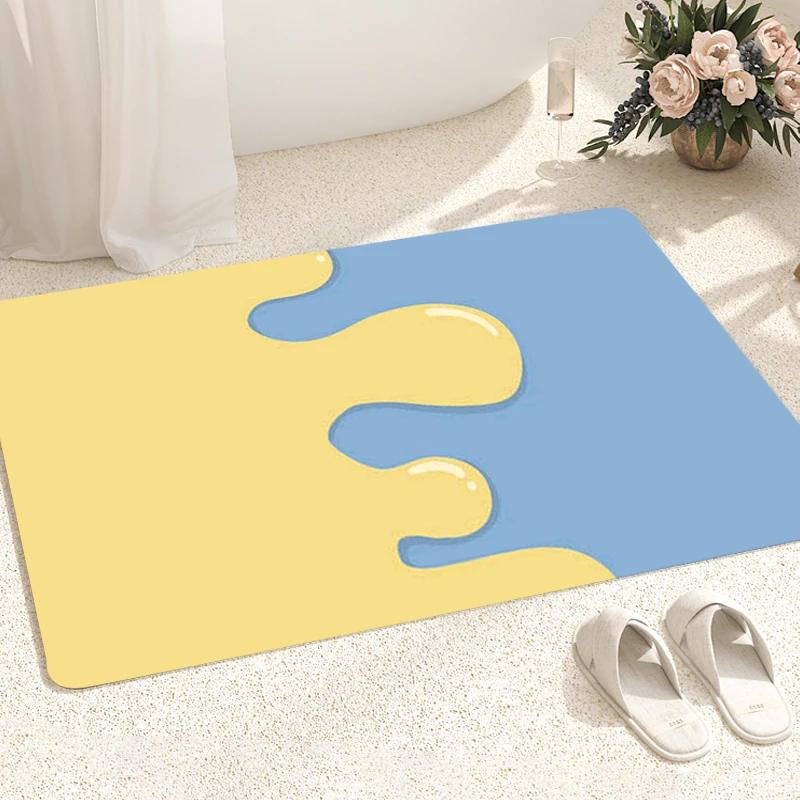

Cheese Children Room Mat Floor Carpets Mats Kitchen Decoration Door Entrance Home Bath Hallway Carpet Living Tiles Bathroom rug