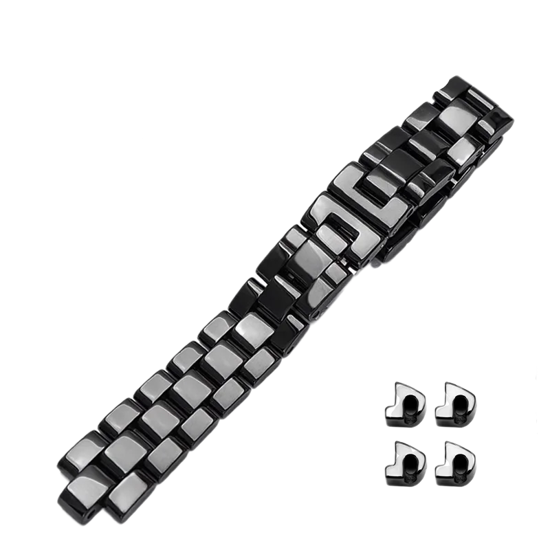 High Density Ceramic Watchband With Substitute J12 Series Male Lnterface Couple Watches Strap With 6/7.5mm.