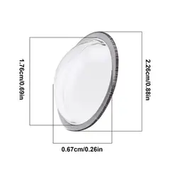 Enhanced Car Camera Lens Protector - 2 - Pack Anti - Scratch Guard for Front and Rear Cameras (Transparent)