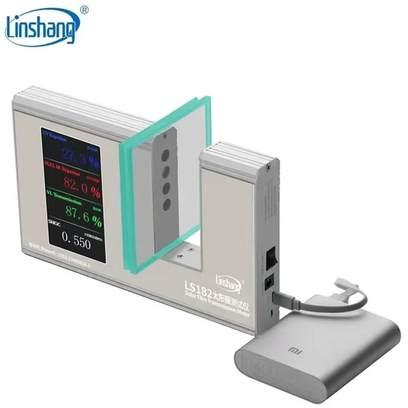 LS182 SHGC TSER Automatic Solar Film Transmission Meter Window Film Tint Tester Electric IR Light Transmittance Meter