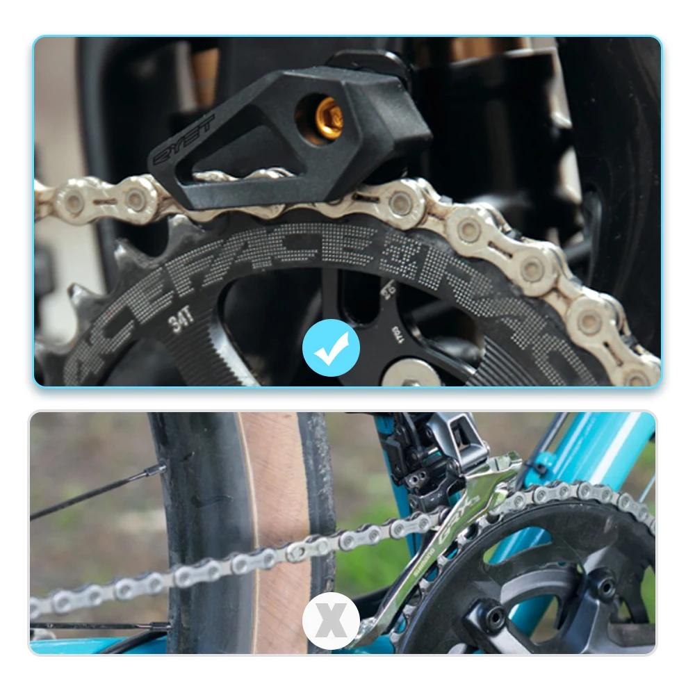 RYET MTB 체인링 가드 E-타입 26-36T AL6061 CNC 경량 ISCG 마운트 시마노 SRAM XC 트레일 산악 자전거 부품