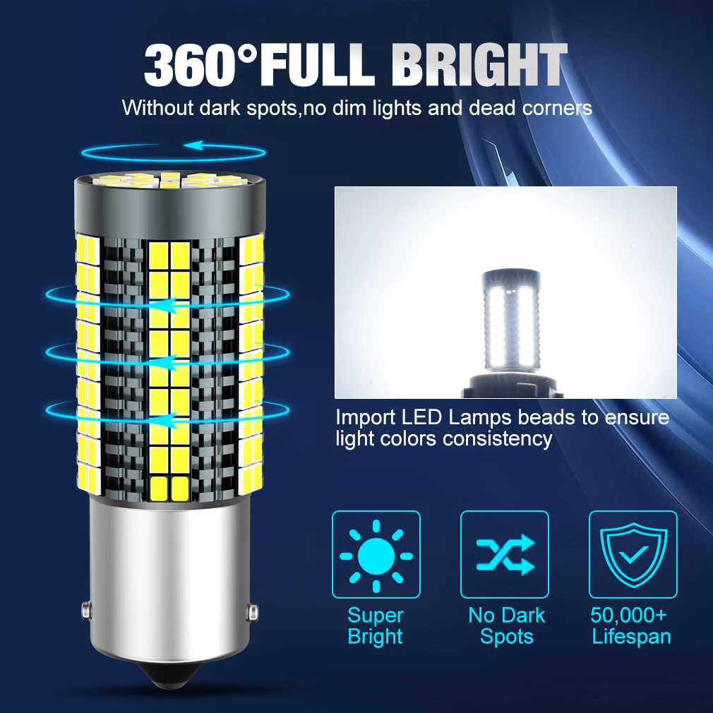 50W P21W Led 1156 BA15S BAU15S PY21W 1157 BAY15D P21/5W R5W R10W T20 7440 W21W P21/5W 7443 W21/5W LED   ȸ ȣ
