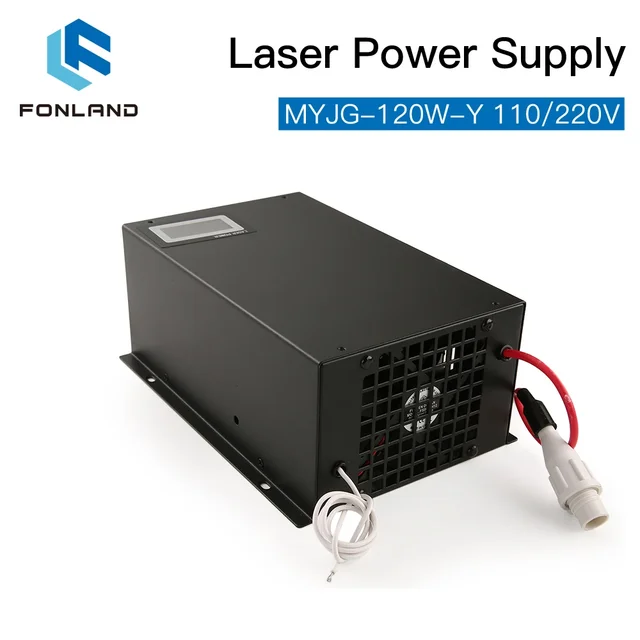 FONLAND 120W Laser Power Supply Source MYJG-120W 110/220V With Display Screen for Co2 Laser Tube Cutting Machine Source 4