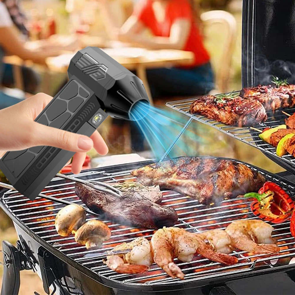 Powerful Blower 130000 RPM Brushless Motor Handheld Duct Fan Strong Winds 50m/s Turbo Jet Blower Air Duster Blower Dust Cleaner 4