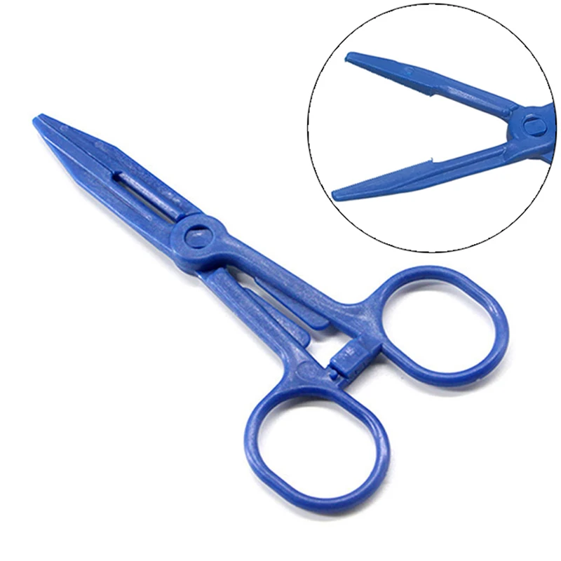 

1PC Disposable ABS Plastic Hemostatic Forceps Surgical Forceps Ourdoor First Aid Tools For Nurse Care Medical Pliers