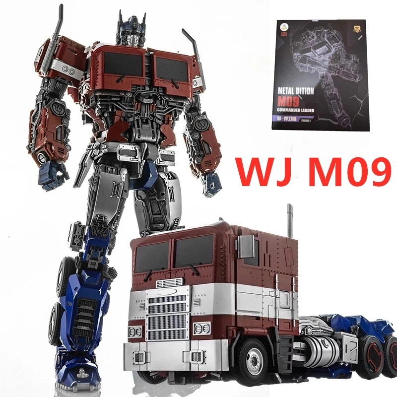 

Экшн-фигурки WJ Transformer OP Commander M09 M-09, литые, большие, TW SS, светодиодные, из металлического сплава, игрушки-роботы с коробкой