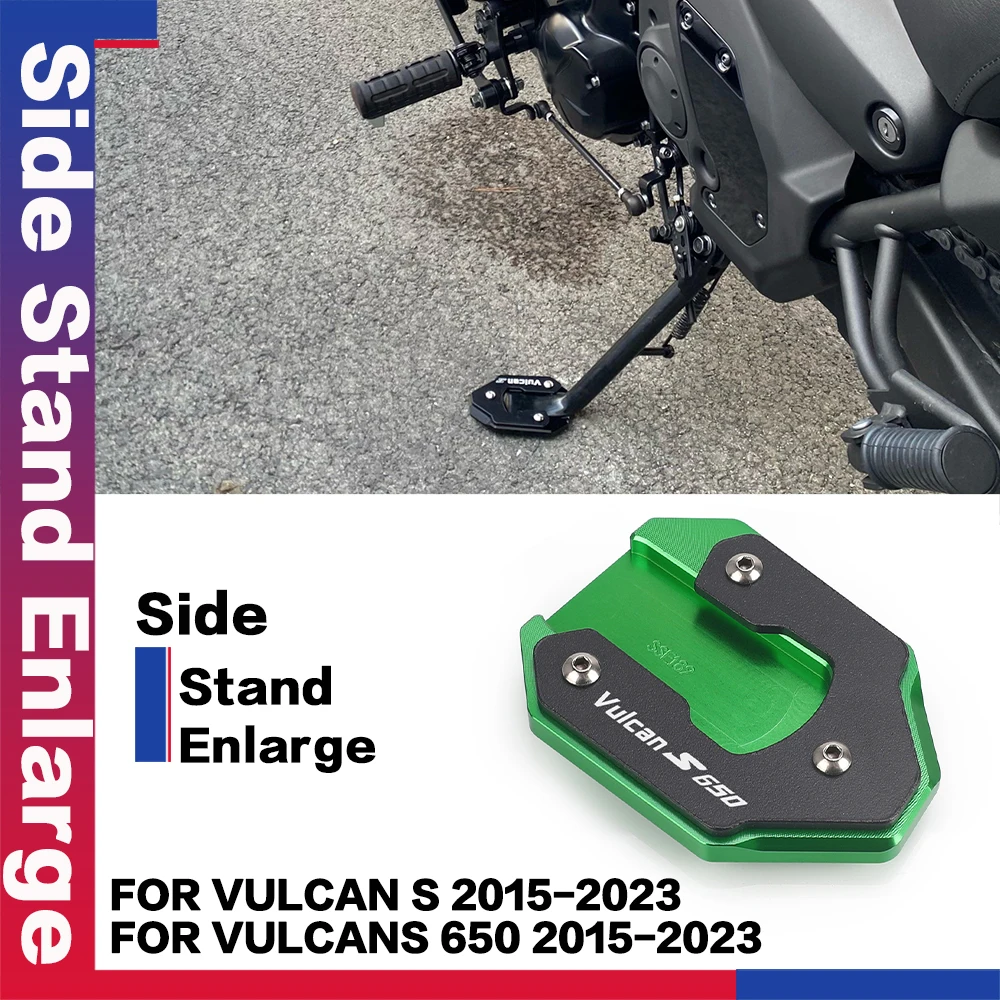 

2023 Motorbike Accessories Side Stand Enlarge For KAWASAKI VULCAN S 650 VulcanS 2015-2023 VN650S 2022-2023 Vulcan Cafe 2018-2023