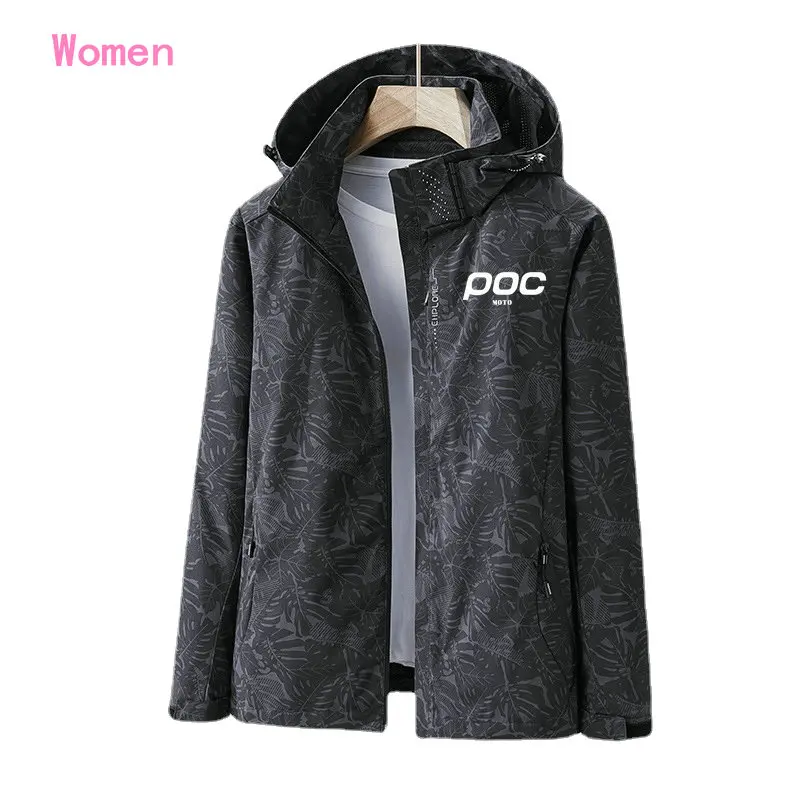 Outdoor New Women MOTO POC Bicycle Clothing Mountain Bike Jersey Windproof Motorcycle Jacket Downhill Breathable Cycling Jackets