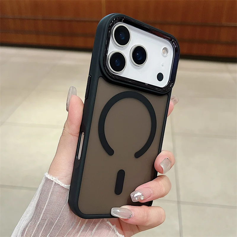 Magnetic Case with Electroplating Frame and Soft Touch Matte Finish
