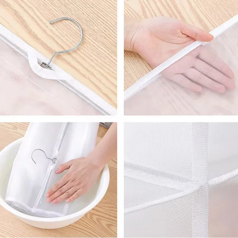 6/8 Grid Handbag Hanging Organizer Multi-layer Foldable Dustproof Oxford Cloth Handbag Storages Bags For Family Closet Bedroom 6