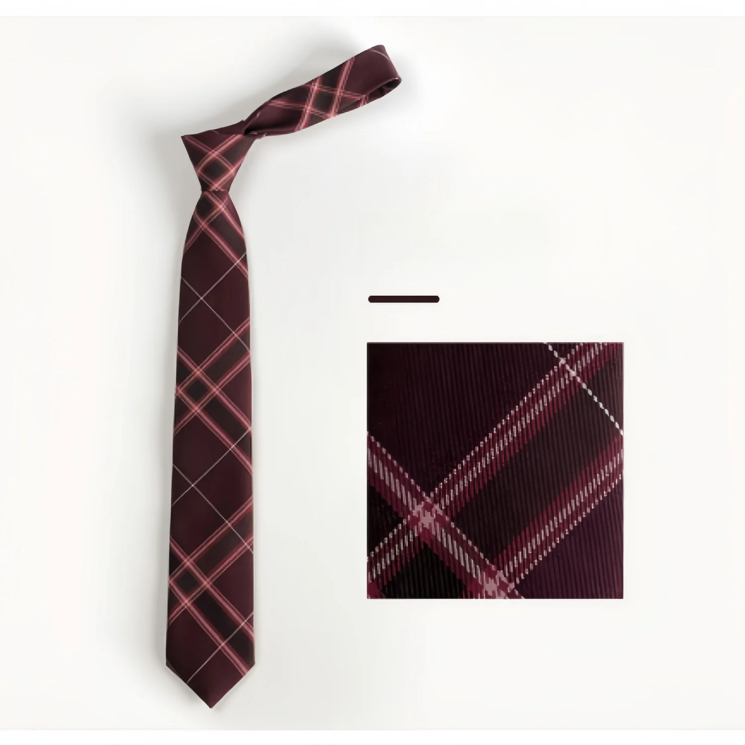 Y2K Baumwolle JK Krawatte Einfache Plaid Krawatte Gestreifte Krawatte Kleidung Zubehör Krawatte Uniform Fliege Frauen Männer – Detail 15