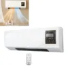 Small  Conditioner Heater Portable Wall Mounted  Conditioning Hot Fan for Bathroom Bedroom EU Plug 220V 1