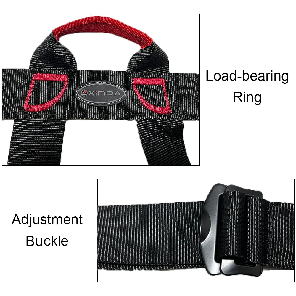 High-altitude Work Safety Harness Half Body Safety Belt Outdoor Climbing Rescue Electrician Construction Protective Equipment images - 6