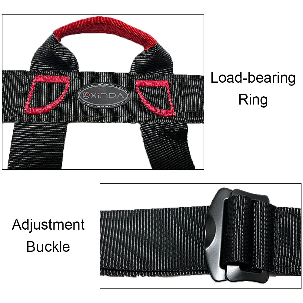 High-altitude Work Half Body Safety Harness Safety Belt Outdoor Climbing Rescue Electrician Construction Protective Equipment