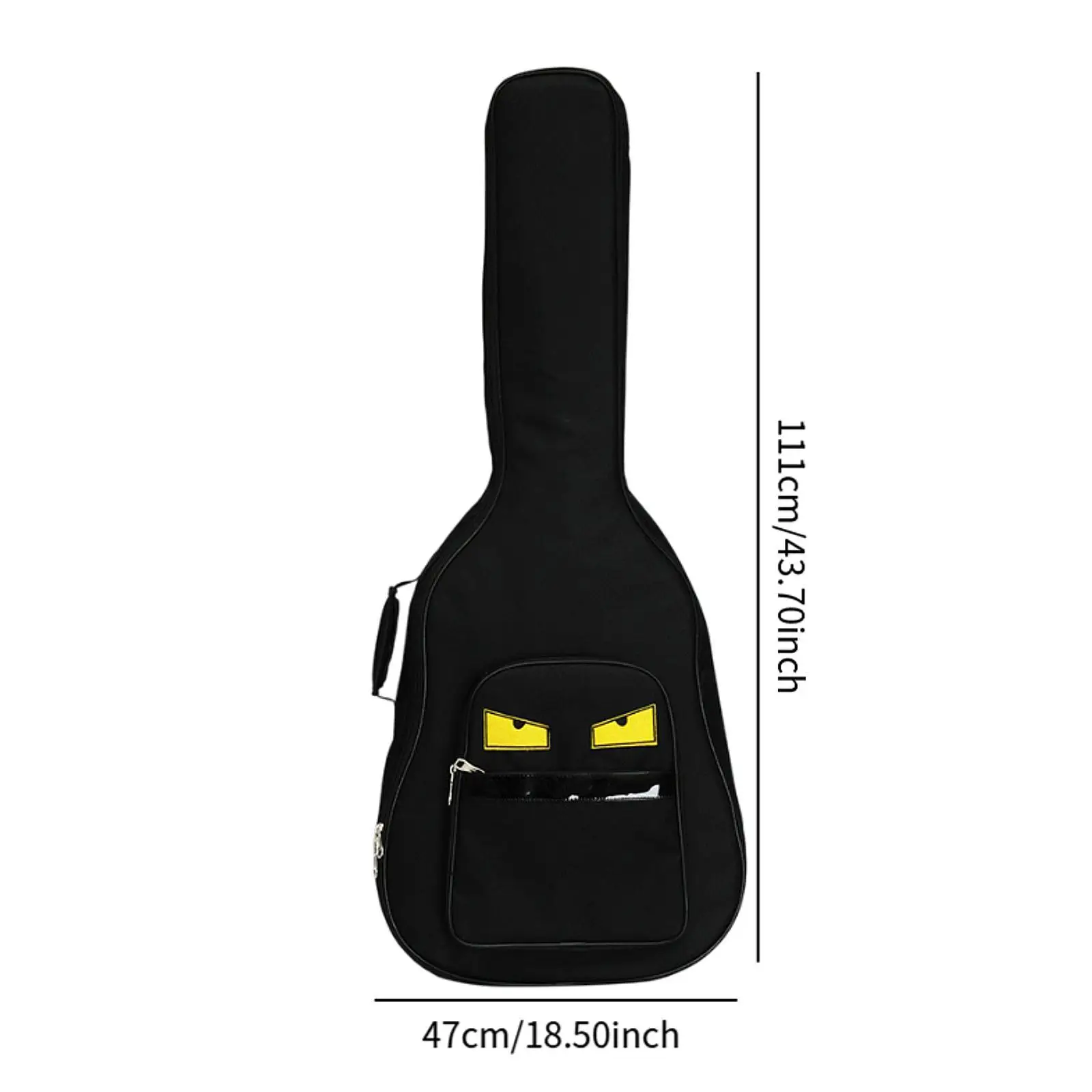 Cartoon Guitar Gig Bag Thick Padding Carrying Bag for 40inch/ 41inch Basses