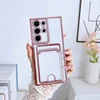 Transparent Card Slot Holder Case For Samsung Galaxy S25 S24 S23 S22 S21 S20 Ultra Plus FE Wallet Case For Samsung Note 20 Ultra 3